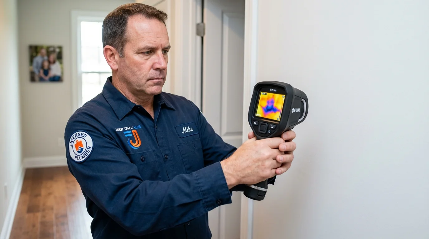 Thermal imaging leak detection by Johns Plumbing LLC in Duncanville